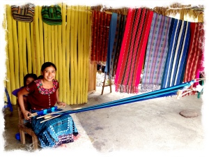 The San Juan La Laguna Women's Coop.  Lovely scarfs and a good cause.